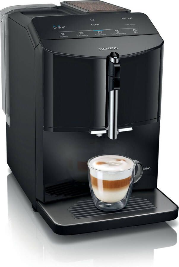 Siemens espresso volautomaat EQ300 TF301E09 (Piano Black) - Foto 2