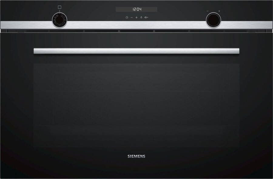 Siemens geïntegreerde multifunctionele oven 112l 90cm met roestvrijstalen pyrolyse vb578d0s0