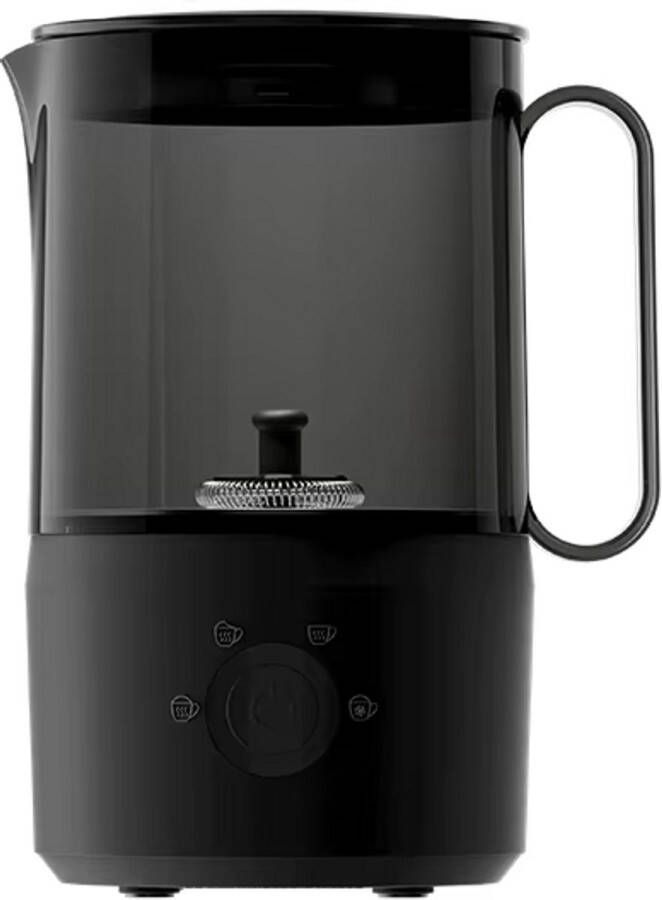 SIEPS Melkopschuimer Elektrisch Melkopschuimer Electrisch Melkopschuimers Melkopschuimer Handmatig Melkklopper Melk Opschuimer Zwart