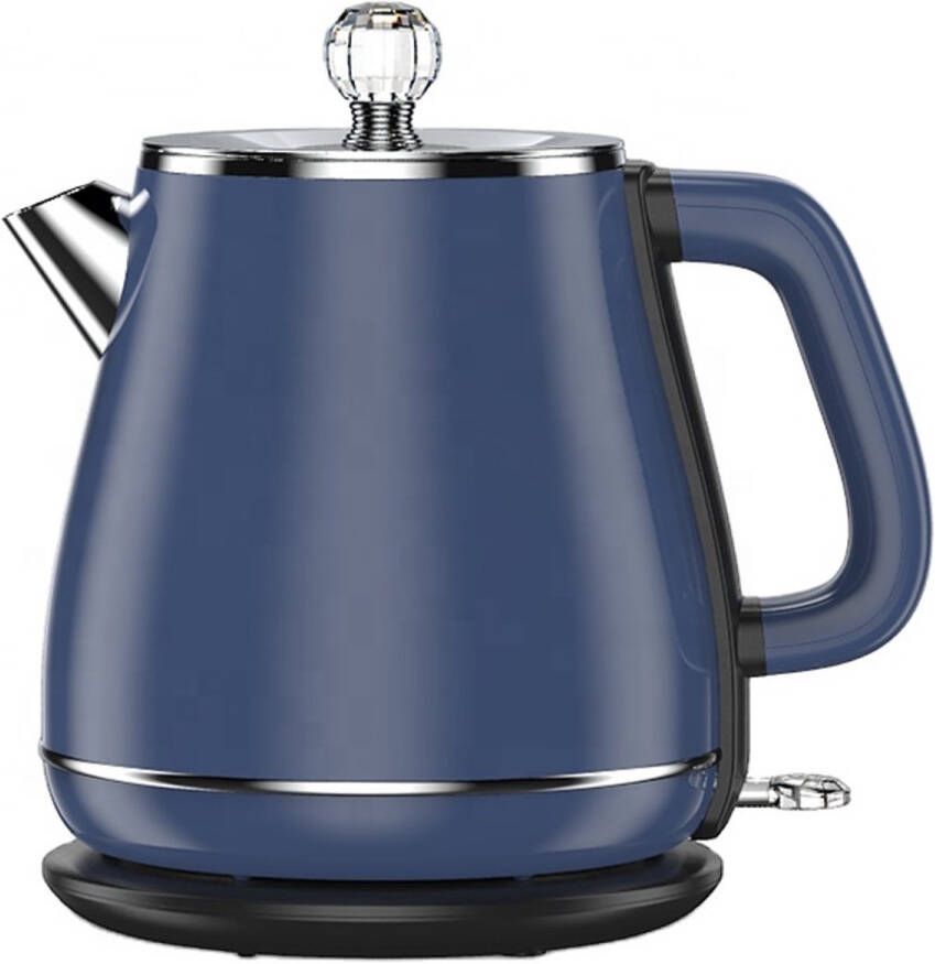 SIEPS Waterkoker Elektrisch Elektrische Waterkoker Retro Waterkokers 1.8 Liter Blauw