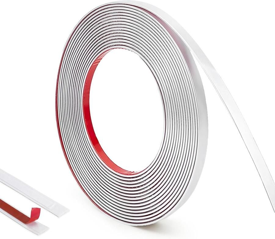 Sierlijsten 10 meter x 1 cm PVC