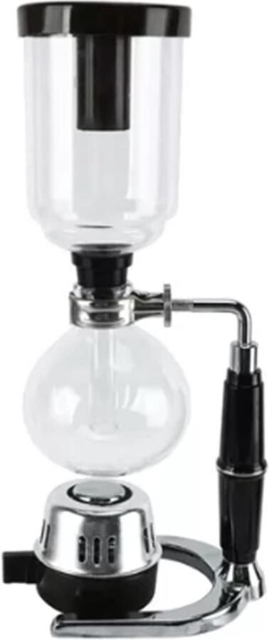 Sifon Koffiezetapparaat Hittebestendig Glas RVS Basis