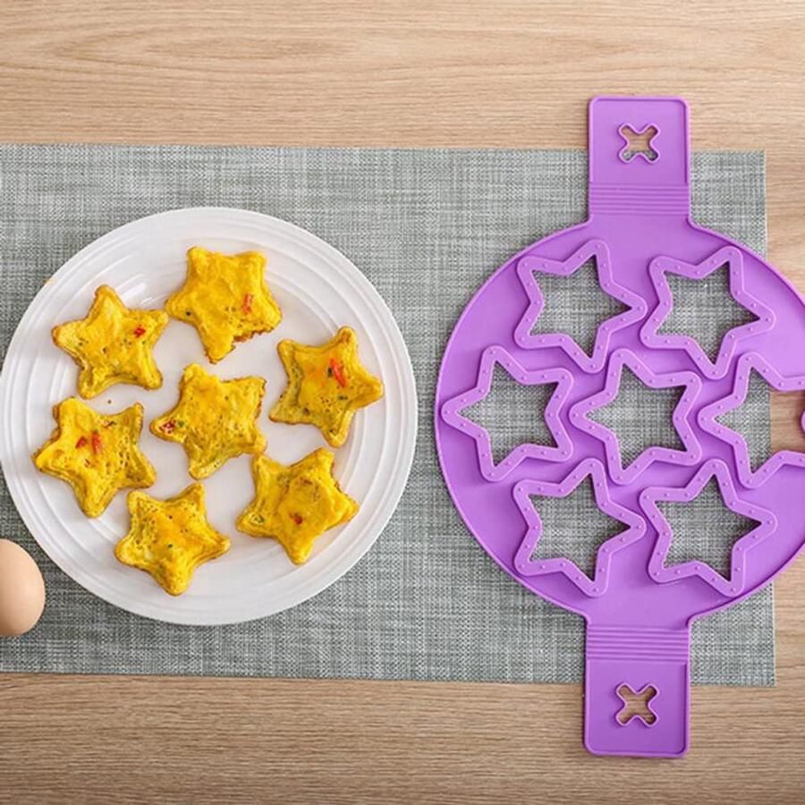 Silicone Pancake Maker Ring Herbruikbare Eierring voor Pannenkoeken