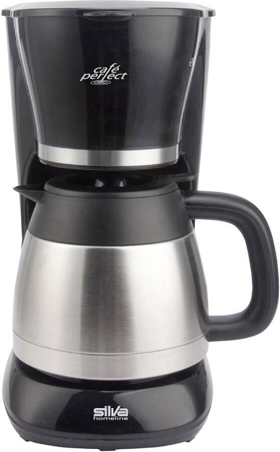 Silva Homeline KA-T 4505 sw Koffiezetapparaat Zwart Inox Capaciteit koppen: 10 Met thermoskan