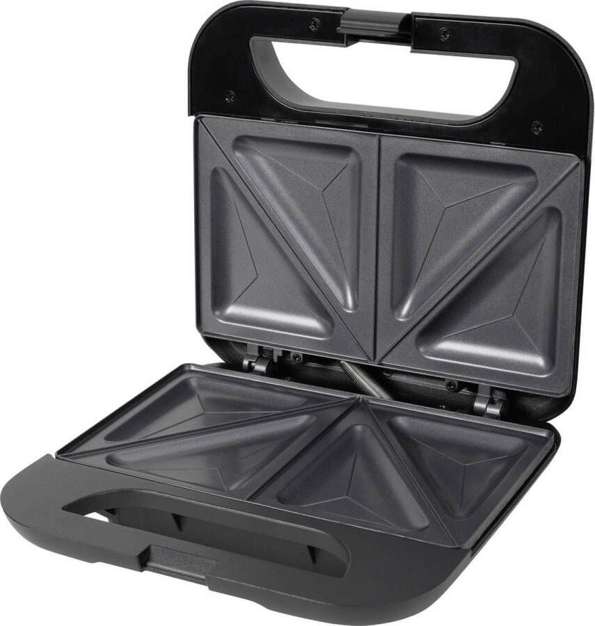Silva Homeline ST 2000 Tosti-apparaat CoolTouch-behuizing Anti-aanbaklaag Controlelampje Zwart