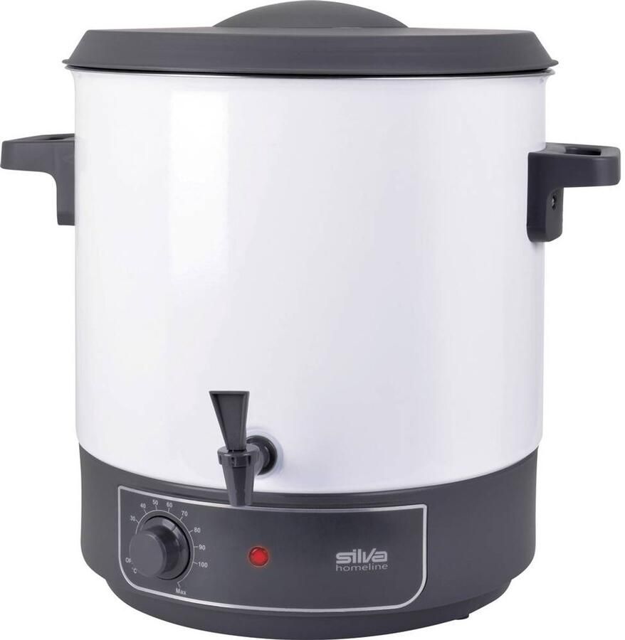 Silva HG-E 290 Inmaak- en warmedrankenautomaat Oververhittingsbeveiliging Met draaggreep Met tapkraan Traploze tempe