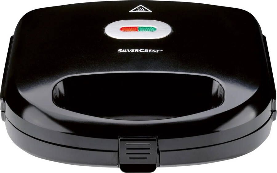 Silver Crest SILVERCREST KITCHEN TOOLS Tosti-ijzer Tostimaker Tosti apparaat ILAG -antiaanbaklaag Vermogen: 750 W Zwart