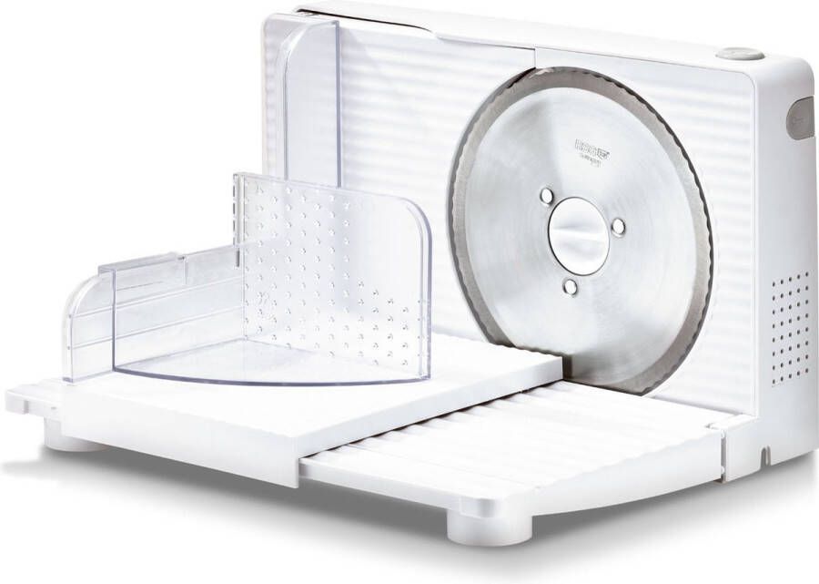 SILVERCREST Allessnijder Vermogen: 100 W Maximale snijdikte: 17 mm Antislipvoetjes Voor het moeiteloos snijden van brood kaas en groenten Compact ontwerp en opvouwbaar om ruimte te besparen Nauwkeurig afneembaar gekarteld mes