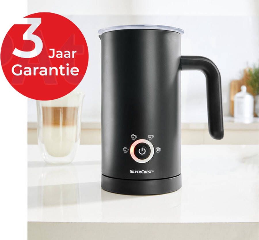 SILVERCREST Elektrische Melkopschuimer Zwart Melkopklopper Melkopschuimer Opschuimer Automatische Melkopschuimer - Foto 2