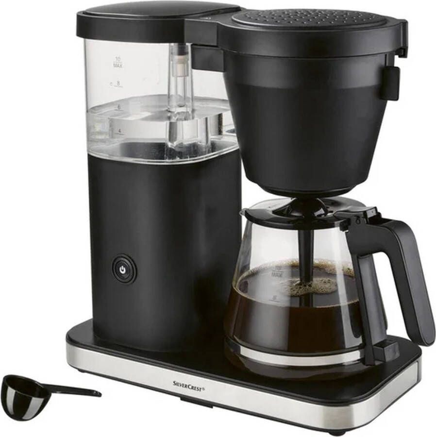 SILVERCREST KITCHEN TOOLS Koffiezetapparaat 1.700 W Waterreservoir: 1 53 l Capaciteit: 10 kopjes Uitneembare filterhouder Incl. glazen kan en koffielepel