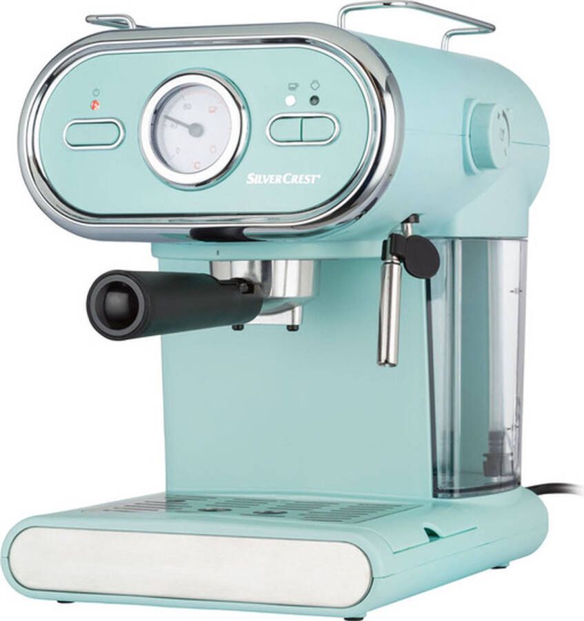 SILVERCREST KITCHEN TOOLS Koffiezetapparaat pastel Espressomachine Pistonmachine Vermogen: 1100 W Waterreservoir: 1 L Capaciteit: max. 2 kopjes - Foto 1