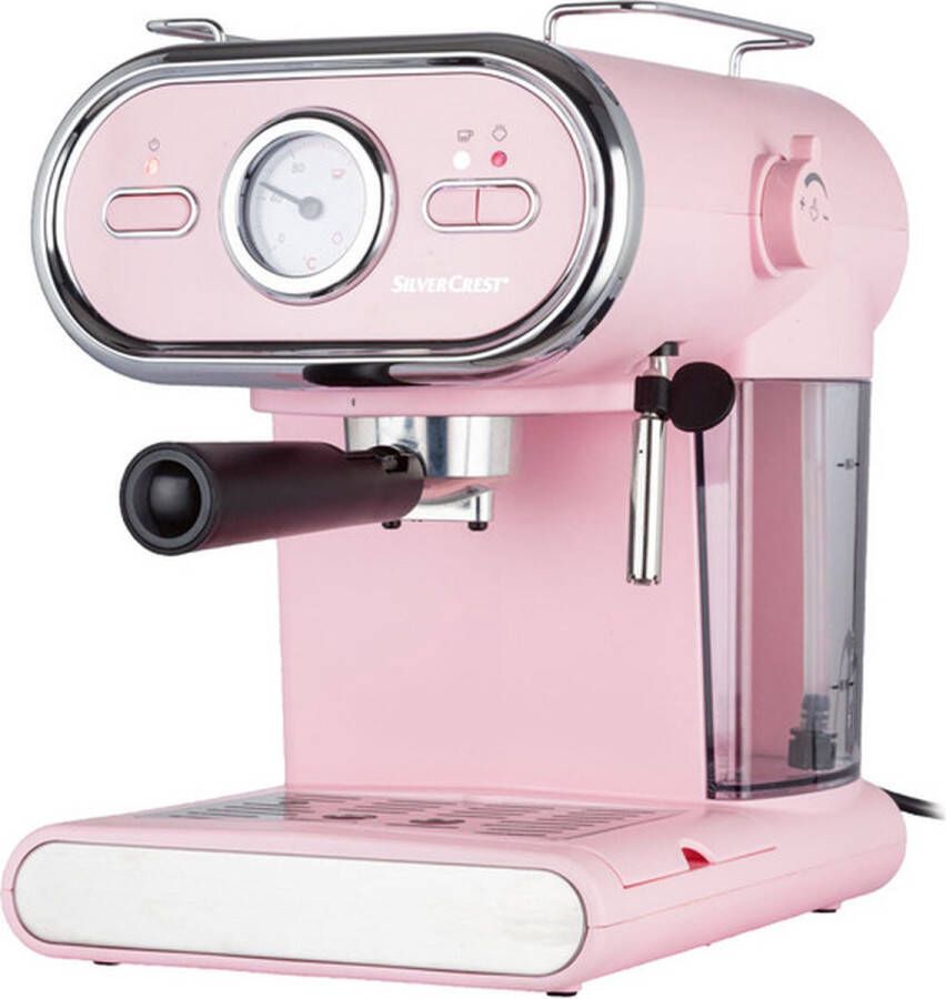 SILVERCREST KITCHEN TOOLS Koffiezetapparaat pastel Espressomachine Pistonmachine Vermogen: 1100 W Waterreservoir: 1 L Capaciteit: max. 2 kopjes - Foto 2
