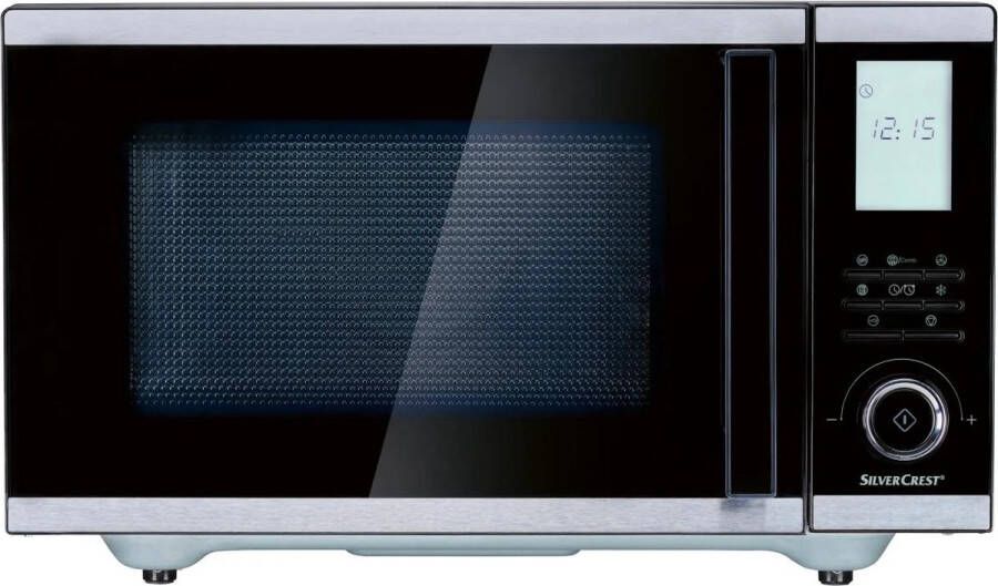 SILVERCREST KITCHEN TOOLS Magnetron Met grill en heteluchtfunctie 900 W Vrijstaande magnetron Inhoud: 25 L 12 Automatische programma's Multifunctioneel LC-display