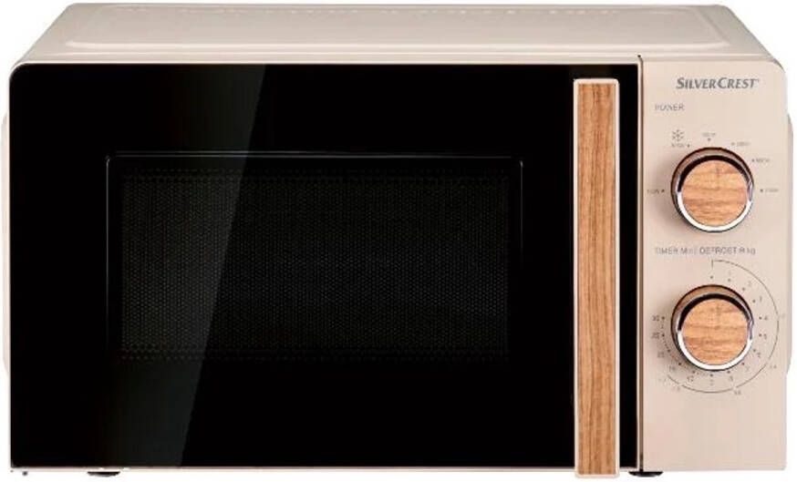SILVERCREST KITCHEN TOOLS Magnetron Vermogen: 700 W Inhoud: 17 l Programma's: 8 Voor verwarmen koken en ontdooien In trendy retrodesign Met ontdooifunctie (op gewicht en op tijd) snelstartfunctie en kinderbeveiliging