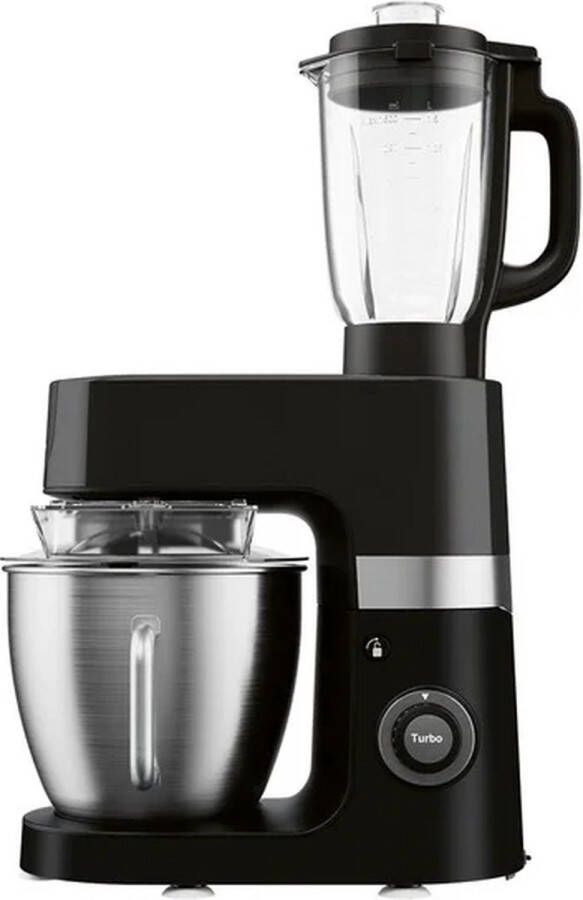 SILVERCREST KITCHEN TOOLS Keukenmachine met weegschaal Vermogen: ca. 900 W Inhoud: ca. 3 6 L en 1 L Met geïntegreerde weegschaal voor wegen in de mengkom Om te kneden te roeren en te mixen Met oververhittingbeveiliging Meer informatie - Foto 3