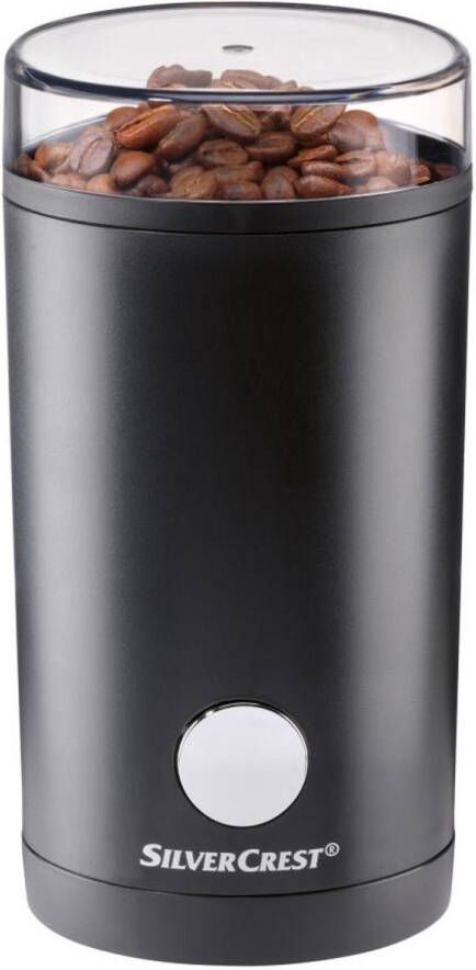 Silvercrest Kitchen Tools Silvercrest Elektrische koffiemolen Koffie Malen Grinden Grinder tot 70 g koffiebonen 180 W