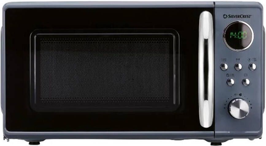 Silvercrest Kitchen Tools Silvercrest Magnetron Trendy Retro Design Vermogen: 700W Standen: 5 Inhoud: 17L