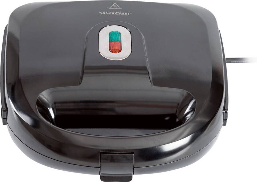 Silvercrest Kitchen Tools Silvercrest Tosti ijzer Sandwich 700W Zwart Met controle lampje Antislip voeten - Foto 2