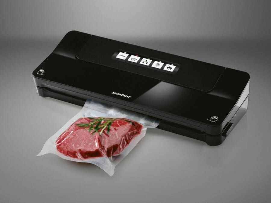 SILVERCREST Kitchen Tools Vacumeermachine Zwart 125 W Inclusief: 3 m folierol BPA-vrij - Foto 2