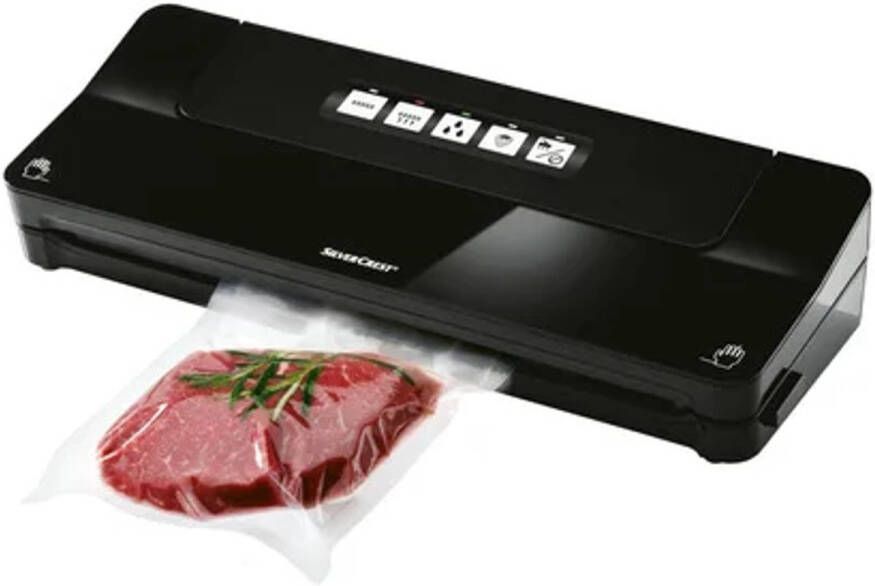 SILVERCREST Kitchen Tools Vacumeermachine Zwart 125W Voor aroma- lucht- en waterdichte conservering van levensmiddelen