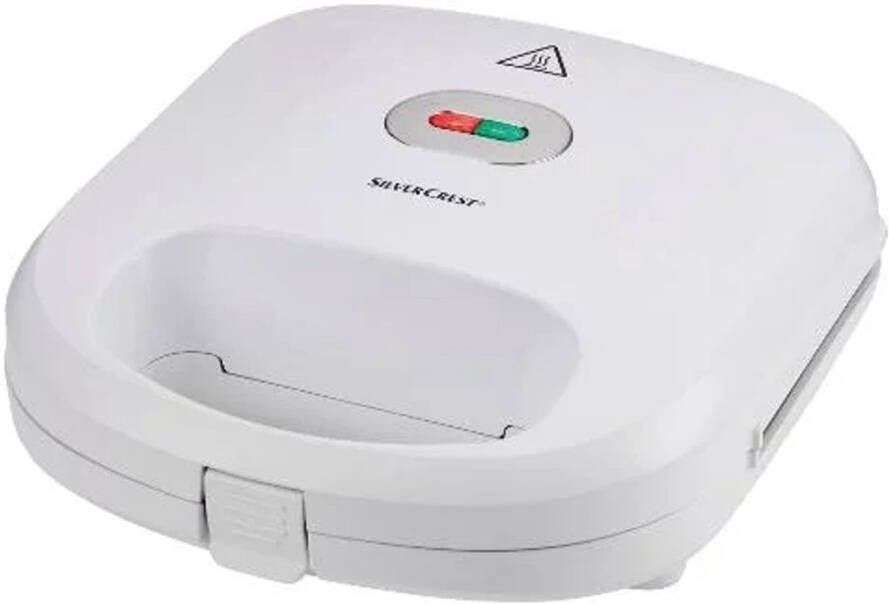 SILVERCREST KITCHEN TOOLS Wafelijzer Wafelmaker Vermogen: 750 W Belgische wafels motiefwafels of donuts Platen met hoogwaardige antiaanbaklaag Baklampje met indicatielampje Wit