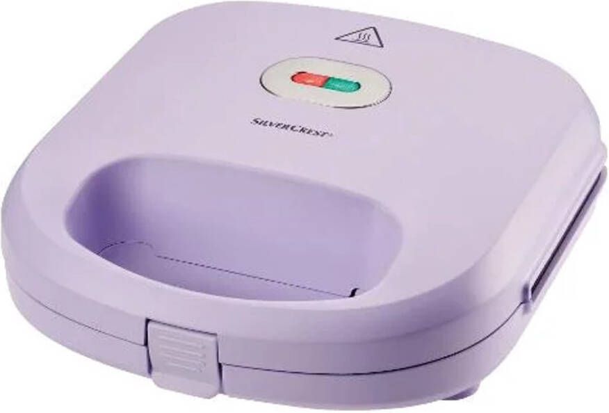 SILVERCREST KITCHEN TOOLS Wafelijzer Wafelmaker Vermogen: 750 W Belgische wafels motiefwafels of donuts Platen met hoogwaardige antiaanbaklaag Baklampje met indicatielampje Lila