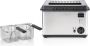 SILVERCREST RVS friteuse Frituurpan Vermogen: 2000 W Inhoud: max. 4 L Temperatuur: tot max. 190 °C Met 3 frituurmandjes Oliereservoir met antiaanbaklaag Afneembaar deksel met aluminium vetfilter - Thumbnail 1