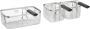 SILVERCREST RVS friteuse Frituurpan Vermogen: 2000 W Inhoud: max. 4 L Temperatuur: tot max. 190 °C Met 3 frituurmandjes Oliereservoir met antiaanbaklaag Afneembaar deksel met aluminium vetfilter - Thumbnail 2
