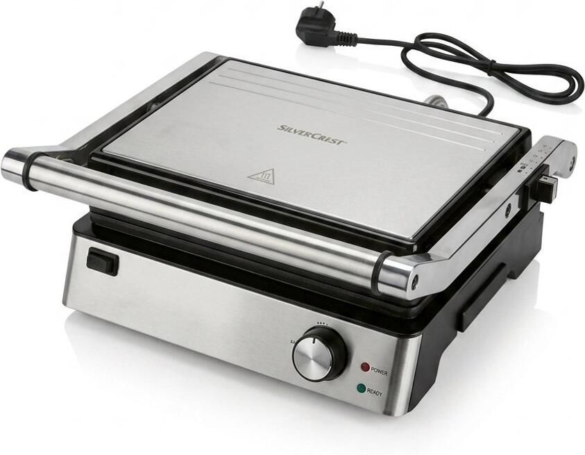 SILVERCREST Contactgrill 3-in-1 paninigrill tafelgrill 2000W Tosti ijzer grill comfortgrill grillplaat - Foto 4