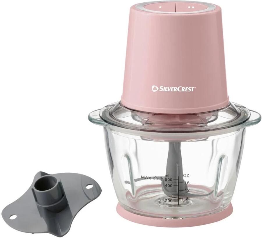 SILVERCREST Hakmolen 500 W Roze Toepassing: voor groenten fruit etc. Inhoud: 1 2 L