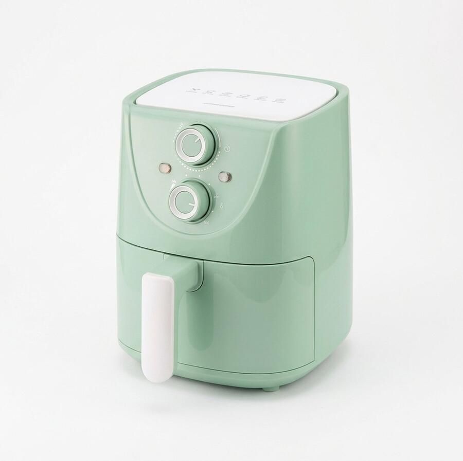 SILVERCREST Heteluchtfriteuse – 2L – 1000W – Mintgroen – Frituren Grillen Bakken & Garen