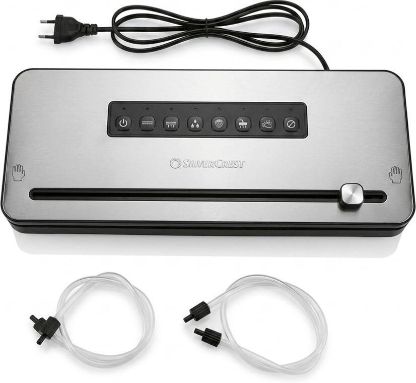SILVERCREST KITCHEN TOOLS Vacumeermachine 160W Vacumeren Sealen Wet-functie Soft-functie