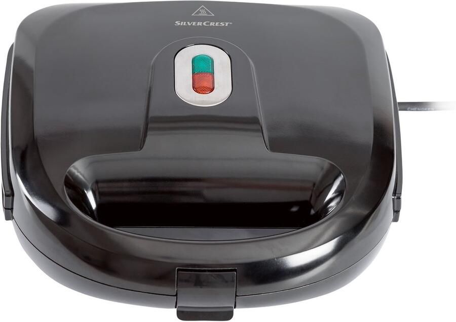 SILVERCREST Tosti ijzer Sandwichmaker 750W Aluminium bakplaten voor 2 tosti's tegelijk