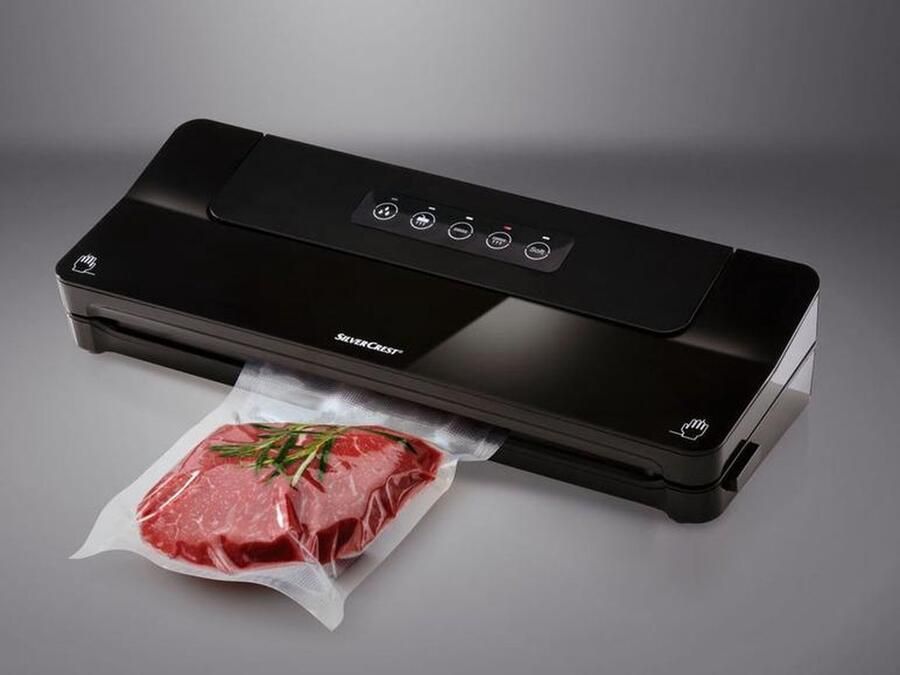 SILVERCREST Vacumeermachine 125W inclusief 3 meter folie BPA FREE Vacuum sealer Wet and dry functie