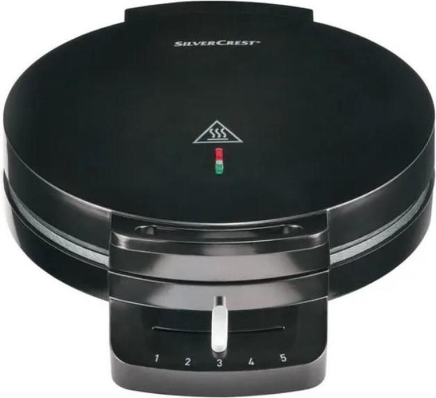 SILVERCREST Wafelijzer Met ILAG anti-aanbaklaag 1200W Dit wafelijzer heeft een traploos instelbare thermostaat en indicatielampje
