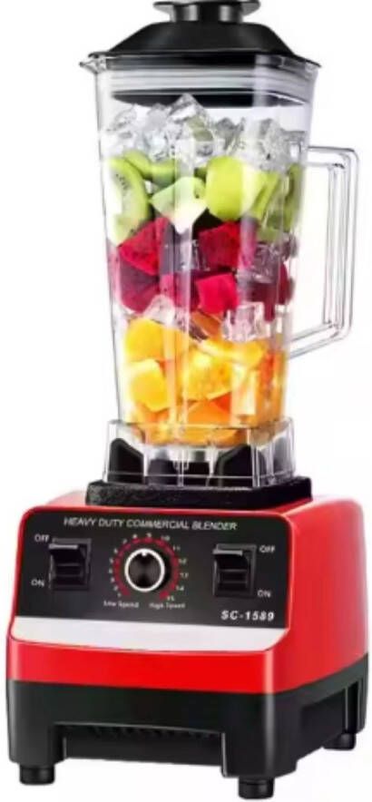 SILVERCREST Smoothie blender 8000W Blender – 2L Capaciteit – Multifunctionele Keukenmachine voor Smoothies Sap Soepen & IJs – Sterke Roestvrijstalen Bladen – Ideaal voor Thuisgebruik en Kleine Horeca