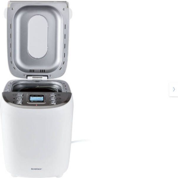 SILVERCREST Volautomatische broodbakmachine met 16 programma's- 3 bruiningsniveaus en HomeMade functie- Inclusief receptenboekje maatbeker maatlepel en deeghaakverwijderaar