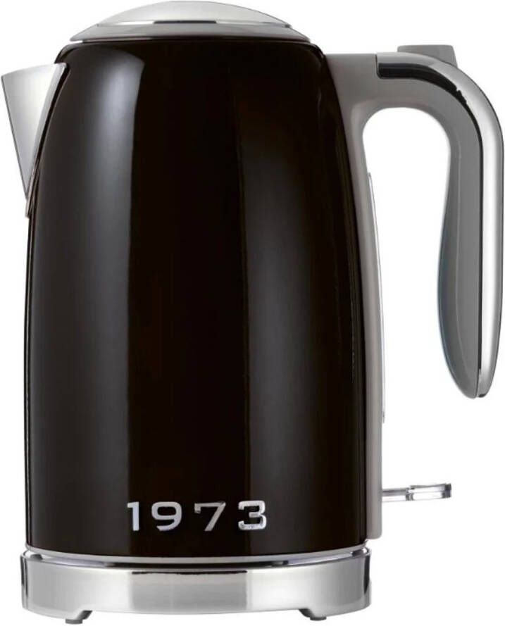 SILVERCREST Waterkoker 1 7L – Snelkoker – 2200W – Automatische Uitschakeling – Snoerloos – Retro Design – Zwart