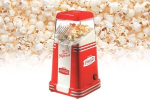 Simeo Coca Cola Popcornmachine 1100W Rood