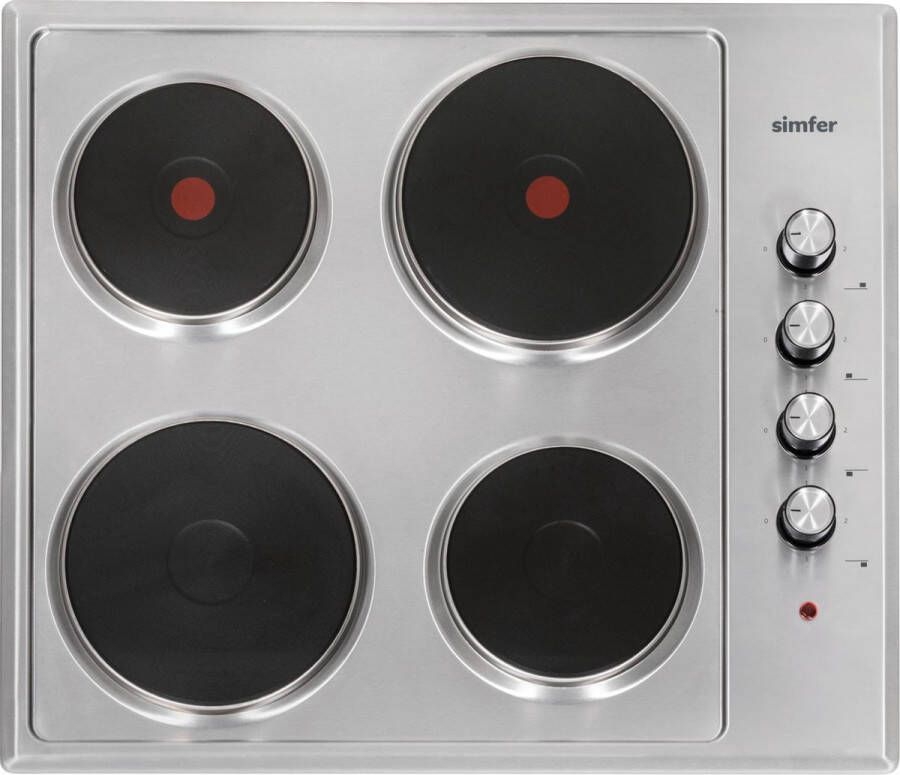 SIMFER BIH 6040 Inbouw elektrische kookplaat Traditioneel elektrische kookplaat 4 kookzones