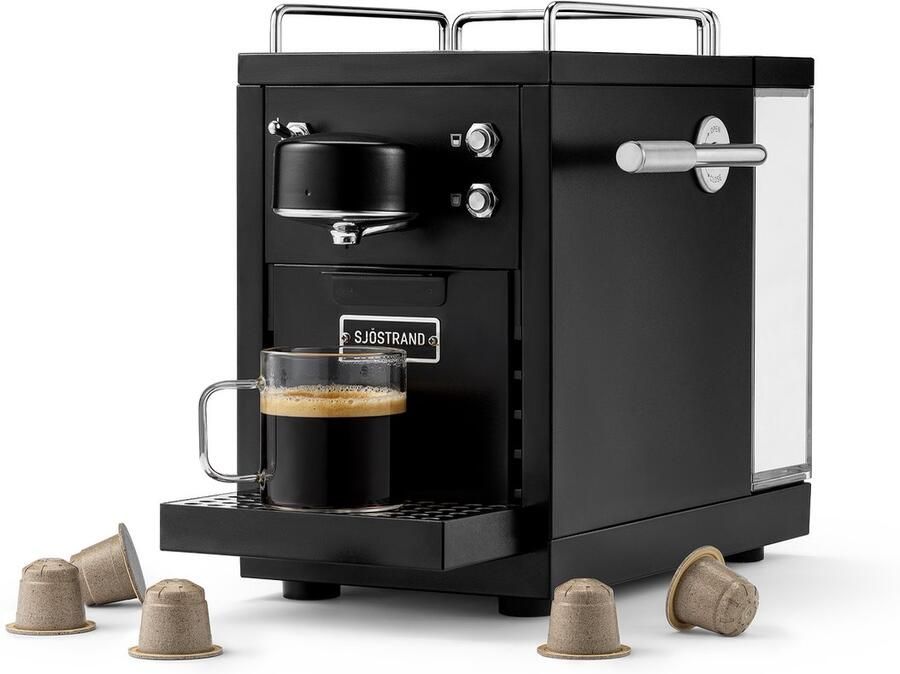 Sjöstrand The Original 2.0 Espresso Capsule Machine Zwart Black