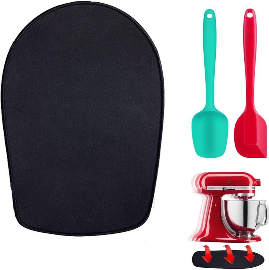 Sliding Board voor Keukenmachine met Siliconen Spatula's