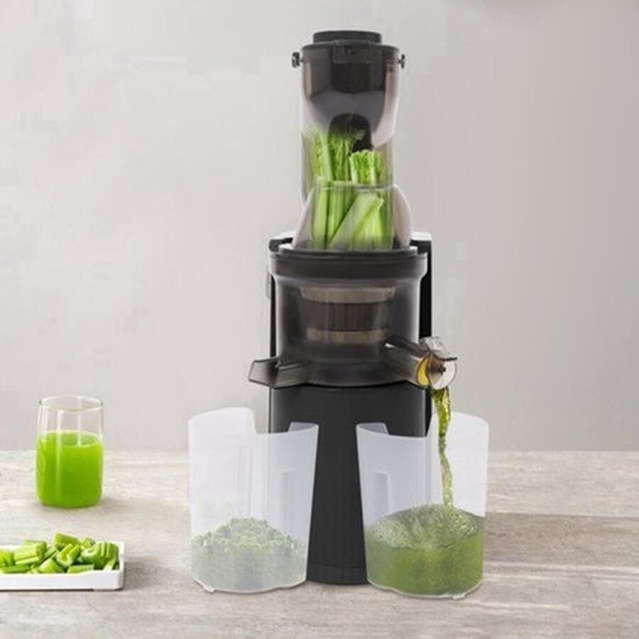 Slowjuicer Langzaam Kauwen 800 W Vermogen 500 ml Inhoud Ultrastille Grote Feed Chute Koude Pers Sapcentrifuge