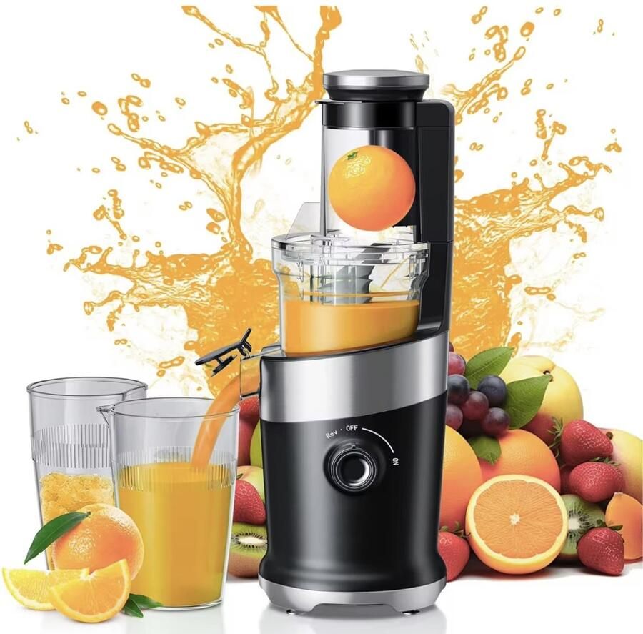 SlowJuicer Premium Krachtig Stil Maximale Sapopbrengst Juice Maker