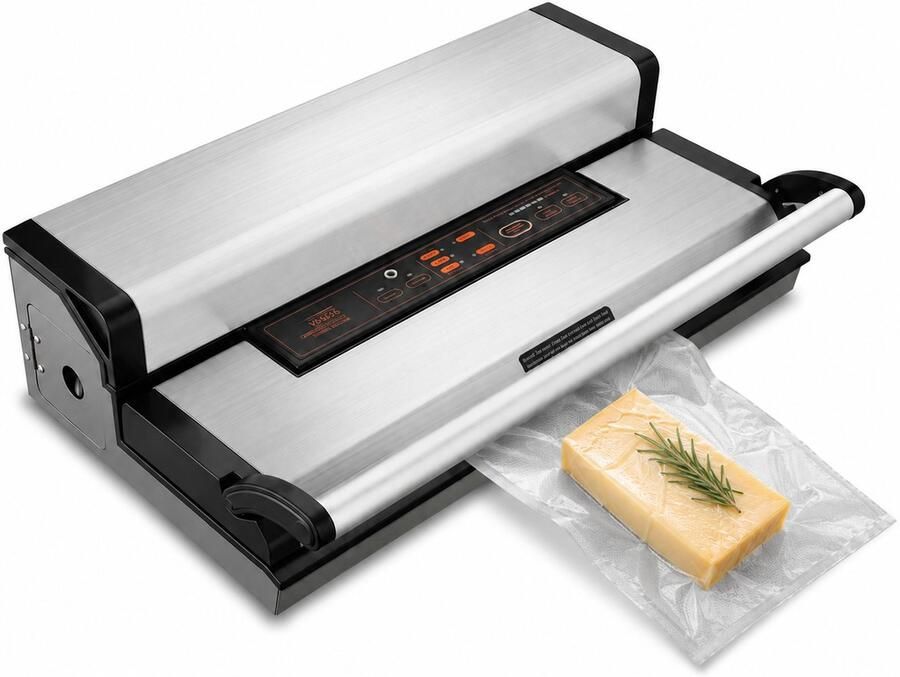 SmartLiving.Store Vacuumsealer Voedsel Vacuümmachines Vacumeermachine Foodsaver Seal apparaat RVS Incl. Vacuumzakken