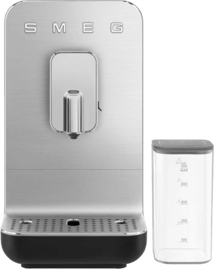 Smeg BCC13BLMEU Volautomatische koffiemachine met melkreservoir Mat Zwart