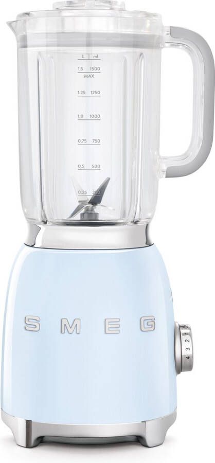 Smeg BLF01PBEU Blender 1 5L Pastelblauw | Blenders | Keuken&Koken Keukenapparaten | BLF01PBEU