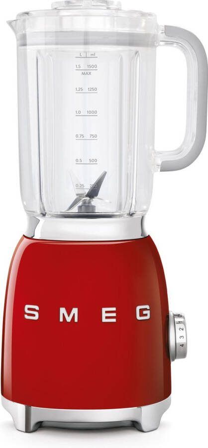 Smeg BLF01RDEU Blender 1 5L Rood OP=OP | Blenders | Keuken&Koken Keukenapparaten | BLF01RDEU