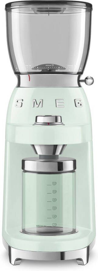 Smeg Elektrische koffiemolen CGF01PGEU Watergroen Jaren '50-stijl
