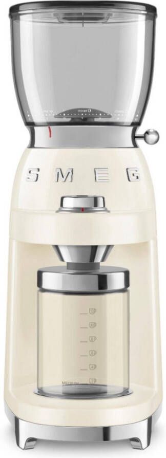 Smeg CGF11CREU Elektrische Koffiemolen Crème 30 Maalstanden - Foto 2